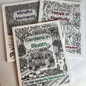 Gardens in Bloom Coloring Book